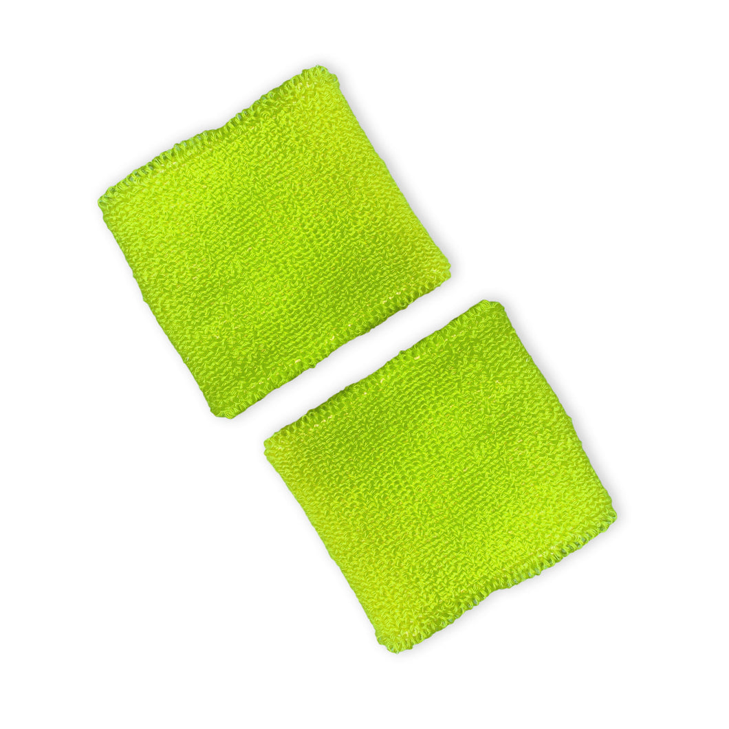 Wrist Bands - Lime (Pair)